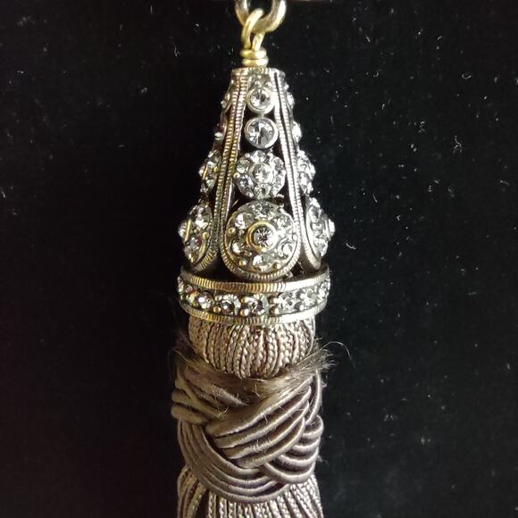 HEIDI DAUS Necklace Smokey Quartz Dragon Pendant Swarovski Crystals Statement Pc - Picture 9 of 13